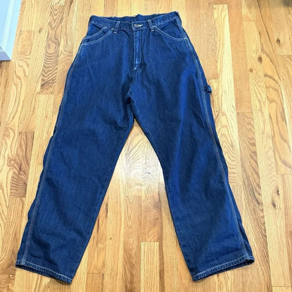 Vintage 70s Wrangler Wrapid Transit Women’s Jeans Sz S Painter Pants High Rise - Picture 1 of 4